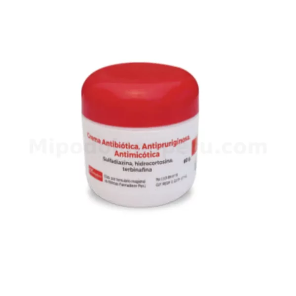 Crema Antibiótica Antipruriginosa Antimicótica